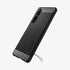 ACS02841 - Sony Xperia 1 III Case Rugged Armor in matte black showing the back